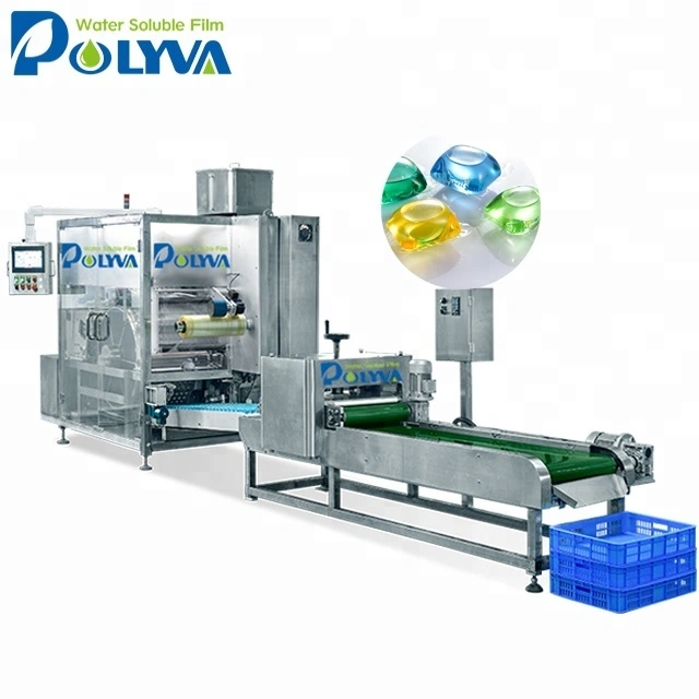 Polyva laundry detergent powder water soluble film packing machine/ pva film filling machine 1