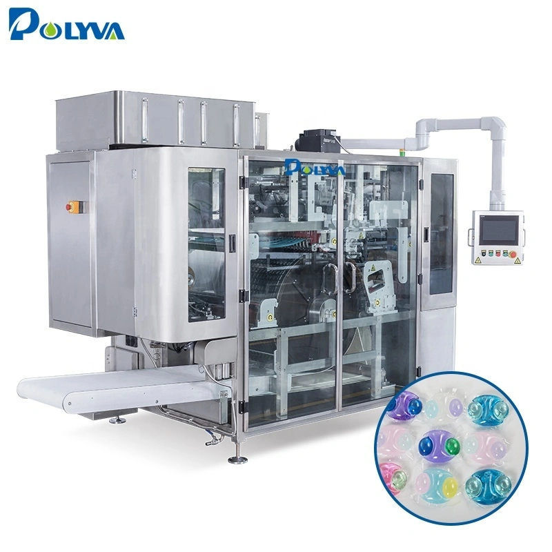 Polyva high speed laundry pods packaging machinelaundry detergent washing powder packing machine 1