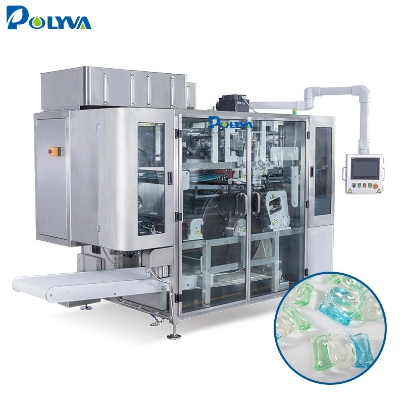 Polyva water soluble film packaging filling machine laundry pod filling machine 1