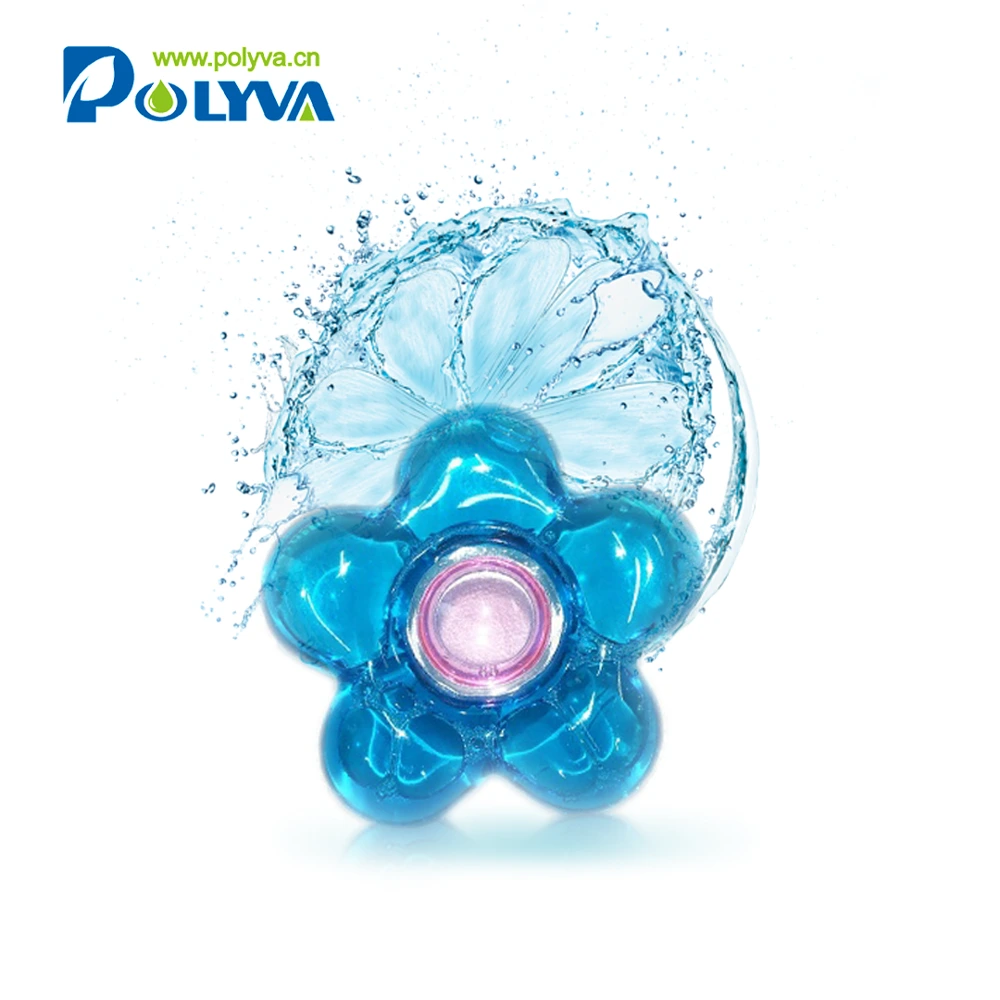 Polyva10g-30g OEM washing detergent capsulesliquid laundry pods detergent Natural detergent pods 1