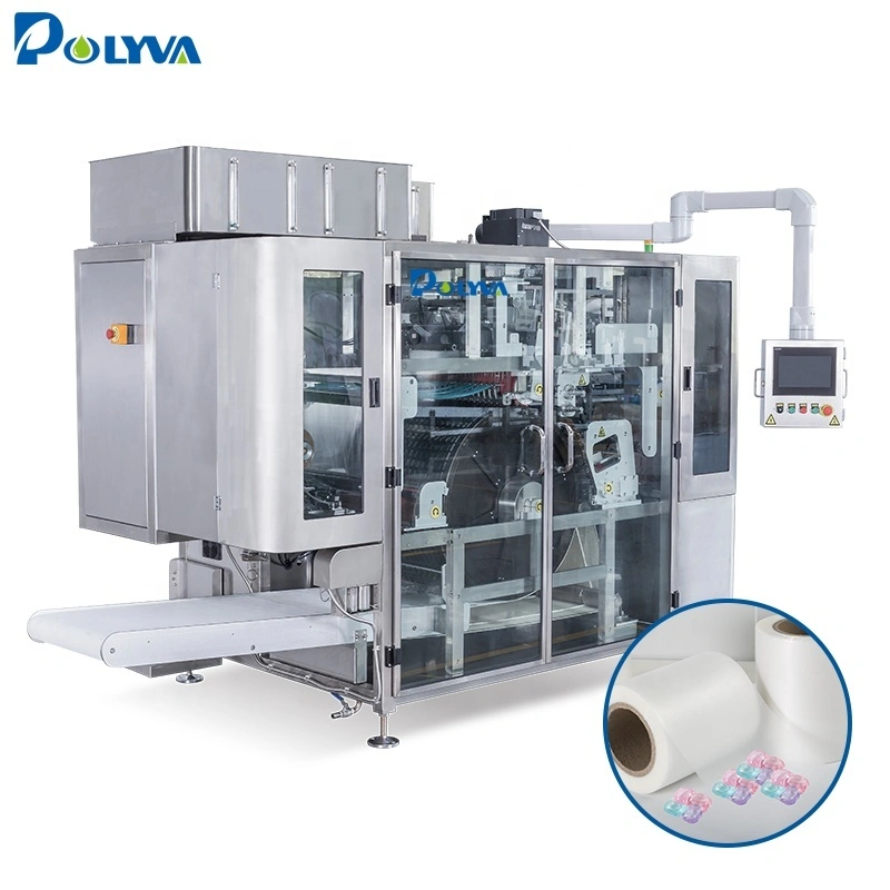 Polyva machine electrical high speed laundry washing pods capsule blister packing machine oil packing machine 1