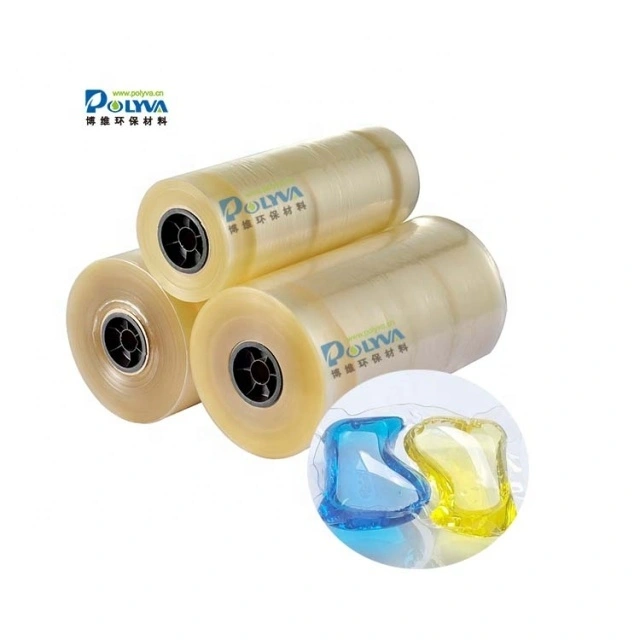 Green material soluble liquid capsules PVA water packing film 1