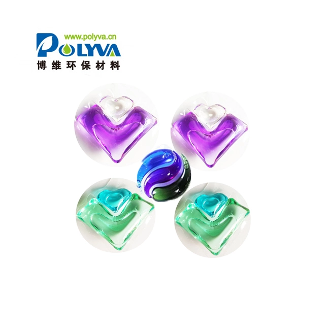 Eco CleanLiquid Laundry Detergent pods and film 1
