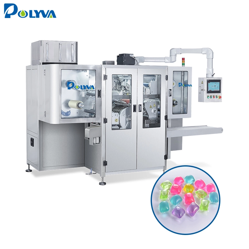China laundry pod making machine china pva film laundry pod filling machine 1