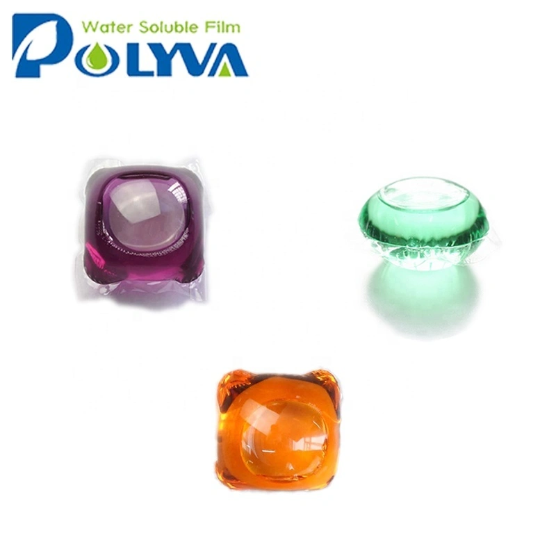 Polyva water soluble film packing laundry capsules 1