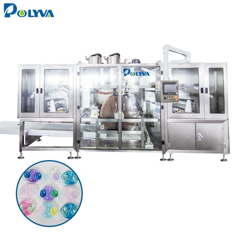 5-30g laundry detergent pods packing machine water soluble pva capsules making machine 1