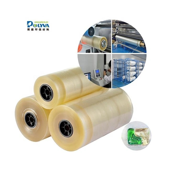 OEM and ODM green cold Liquid water soluble film for laundry detergent pods 1