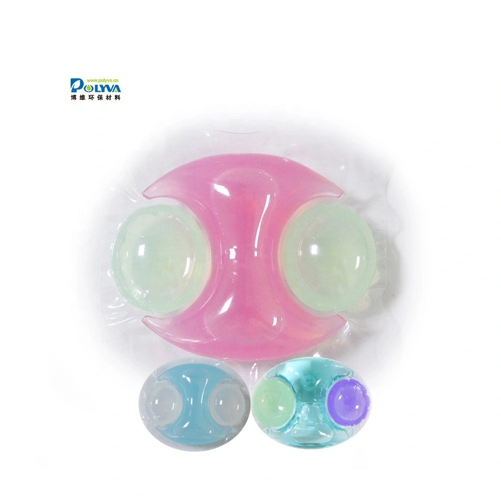 3in1 OEM natural and interesting shape liquid water soluble laundry pods for washing clothes 1