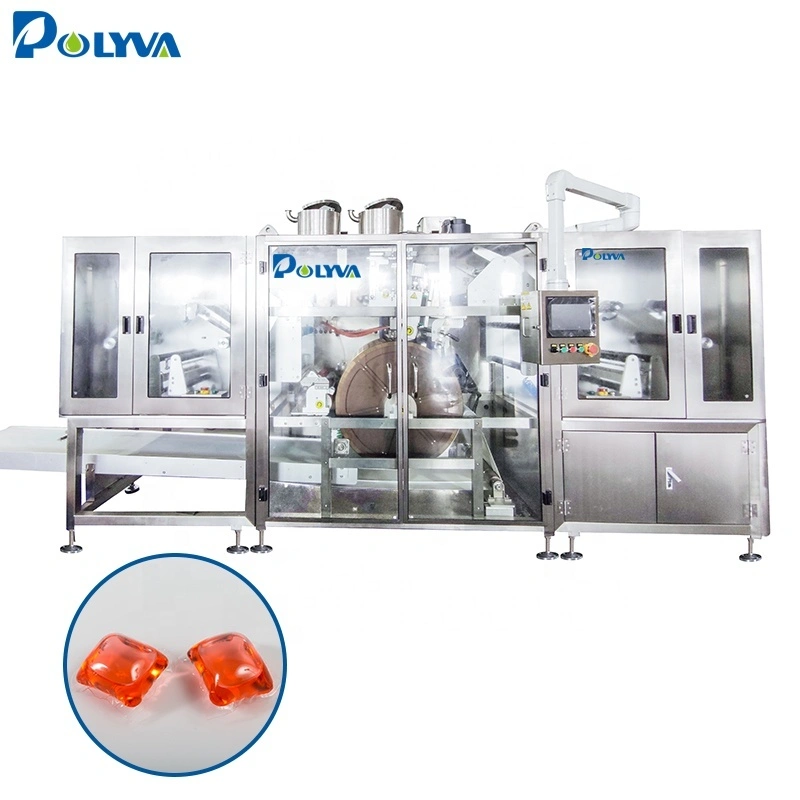 Polyva machine multi-function liquid laundry detergent capsule pods loading filling machine 1