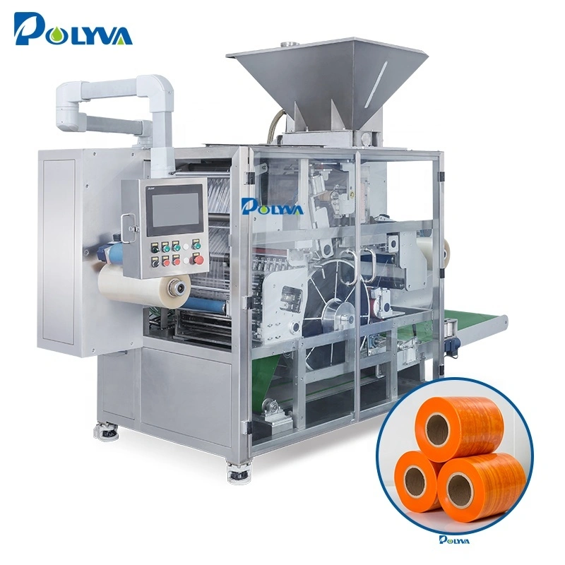 China rotary type dishwasher/ laundry water soluble liquid detergent pods packing machine 1