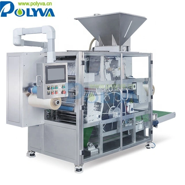 Polyva electrical small automatic capsule laundry pods detergent powder filling packing machine liquid pouch packing machine 1