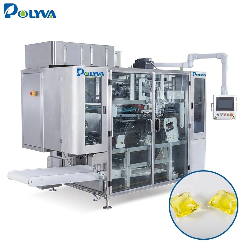 Polyva High SpeedLaundry Pods Liquid filling Machine Water Soluble Packaging Machine 1