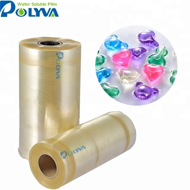 dishwasher detergent capsules packaging film dishwasher tablet pva water soluble film 1