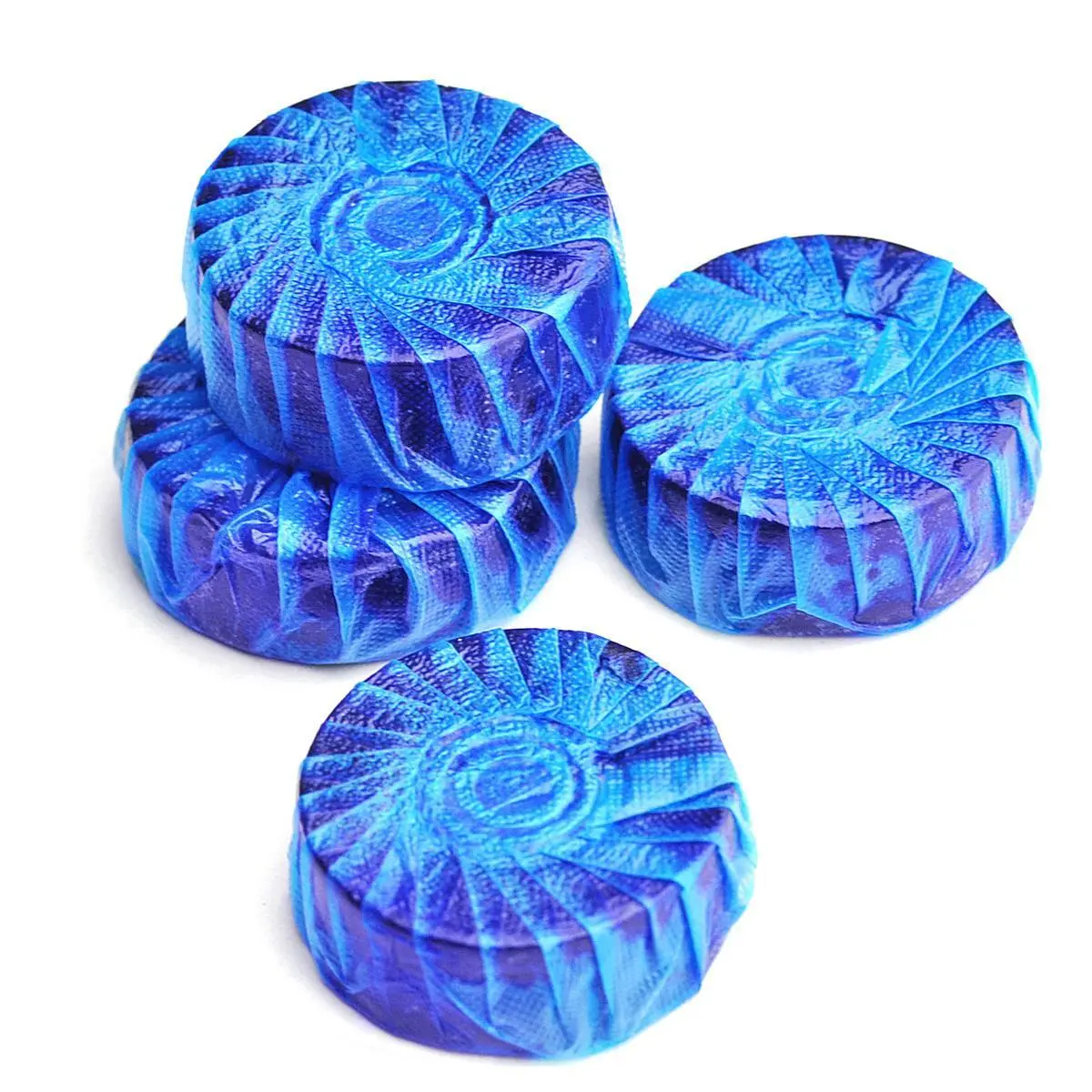 cold water soluble film biodegraded pva film for blue bubble toilet cleaner 1