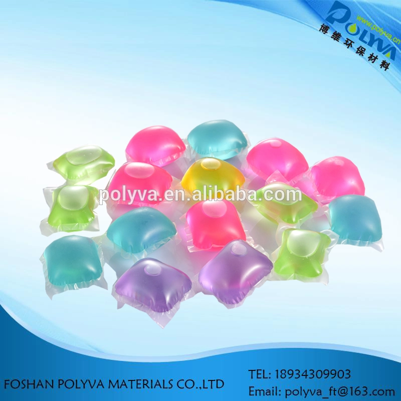 POLYVA Film OEM Baby Laundry Liquid Detergent Capsules Laundry Soap Pods with water soluble film pva cold film 1