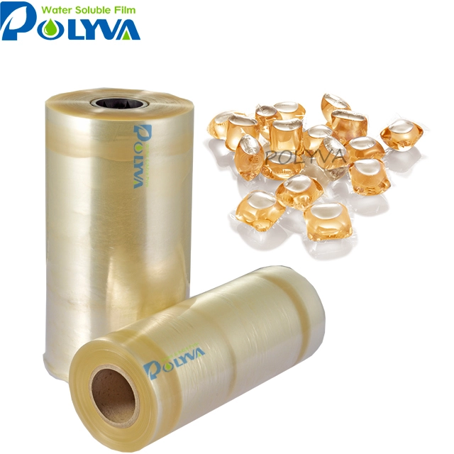 POLYVA high quality laundry detergent dose/pods packing film PVA cold water soluble film Hospital laundry/washing bag 1
