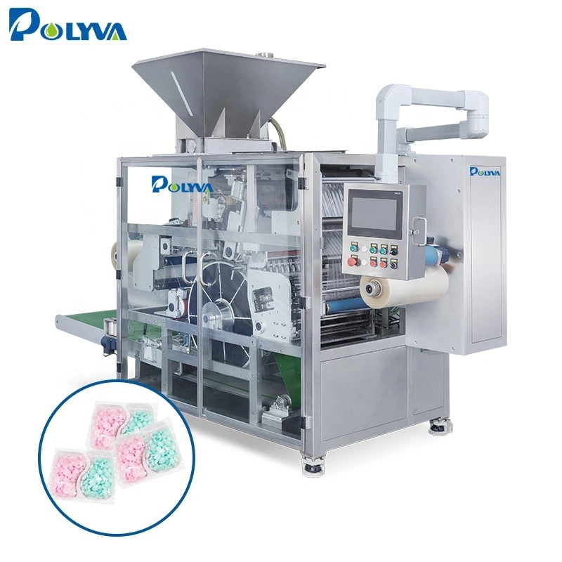 Customized automatic liquid/powder water soluble detergent pods packing machine 5g-30g 1