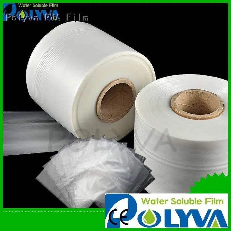 POLYVA dissolvable plastic packaging film bags nontoxic 1