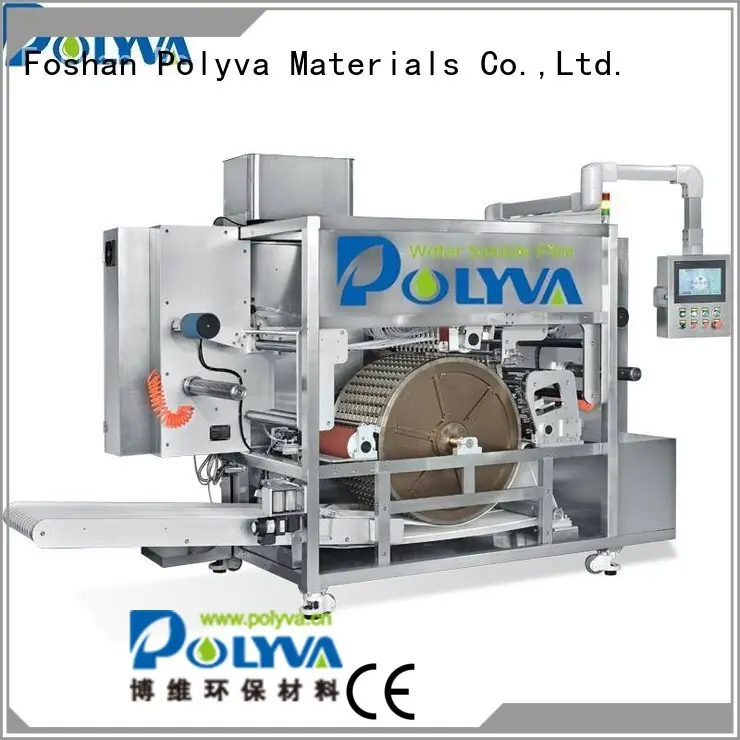 laundry pod machine liquid pda POLYVA Brand water soluble film packaging 1