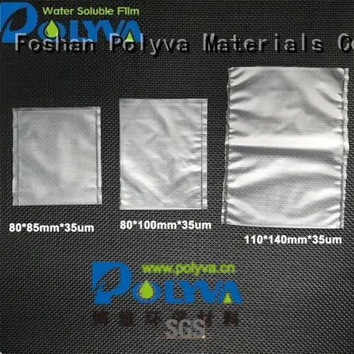 bag packaged dissolvable plastic POLYVA Brand 1
