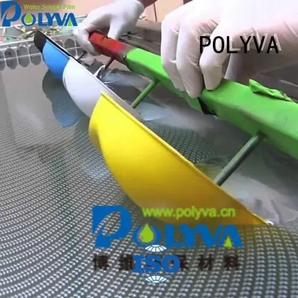 POLYVA Brand water computer bowel custom water soluble film manufacturers 1
