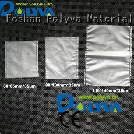 water soluble bags for ashes packaging preferred POLYVA Brand dissolvable plastic 1