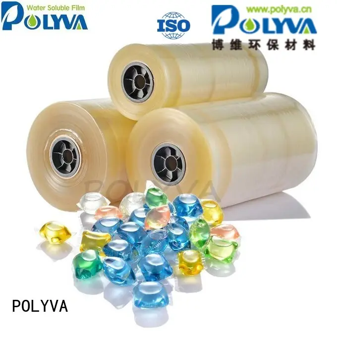 water soluble film suppliers oem soluble POLYVA Brand water soluble film 1