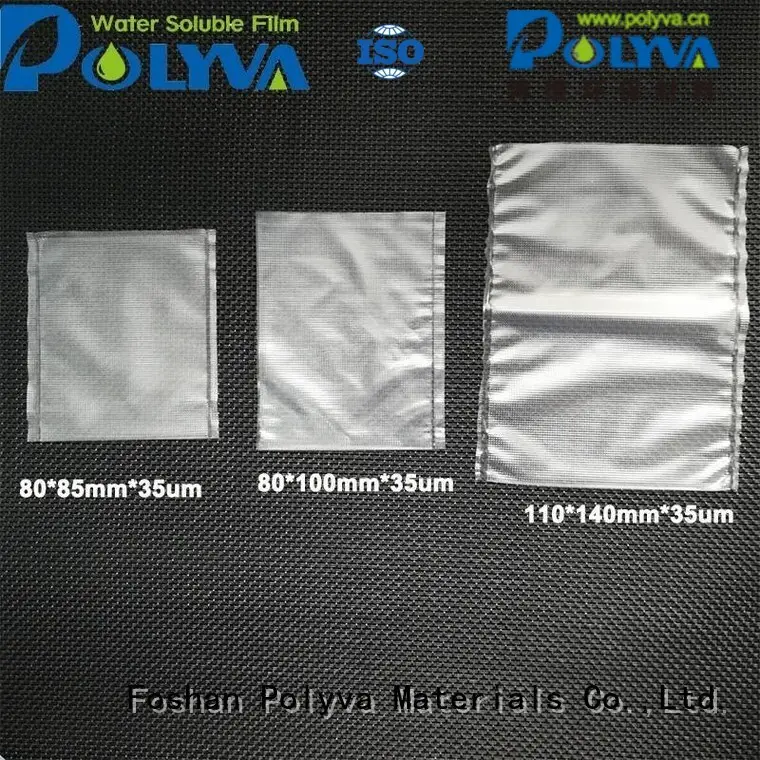 pva water granules POLYVA Brand water soluble bags for ashes factory 1