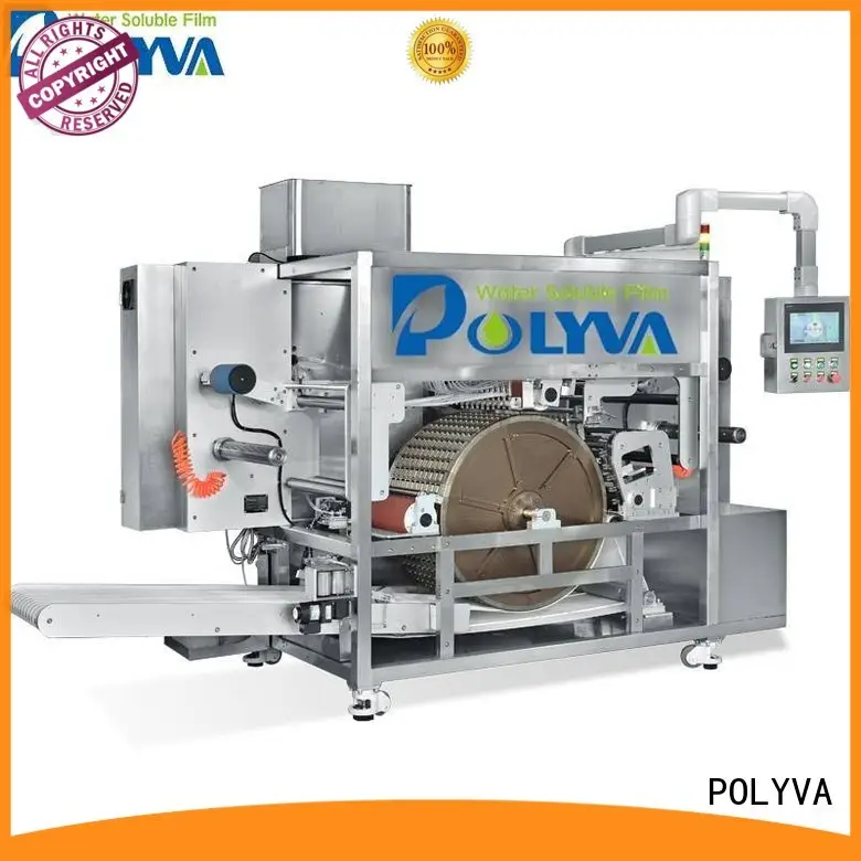 water soluble film packaging rotary drum-type for powder pods POLYVA 1