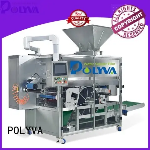 automatic water soluble film packaging design for powder pods 1