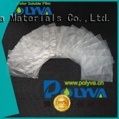 POLYVA real water soluble laundry bags wholesale for solid chemicals 1