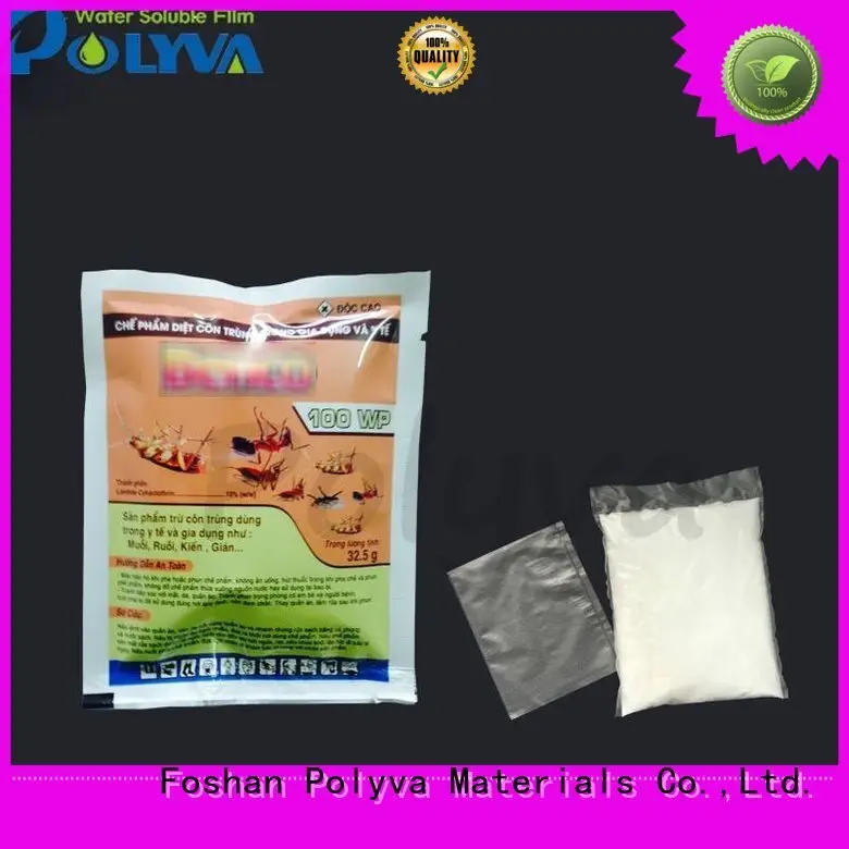 POLYVA water soluble plastic bags manufacturer for solid chemicals 1