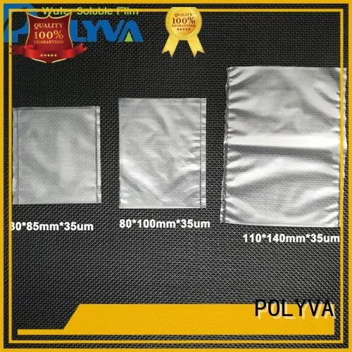 POLYVA environmentally friendly water soluble laundry bags wholesale for solid chemicals 1