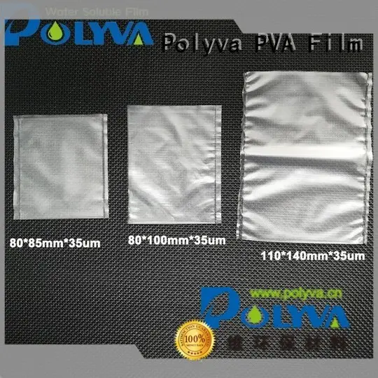 POLYVA high quality water soluble plastic bags factory for agrochemicals powder 1