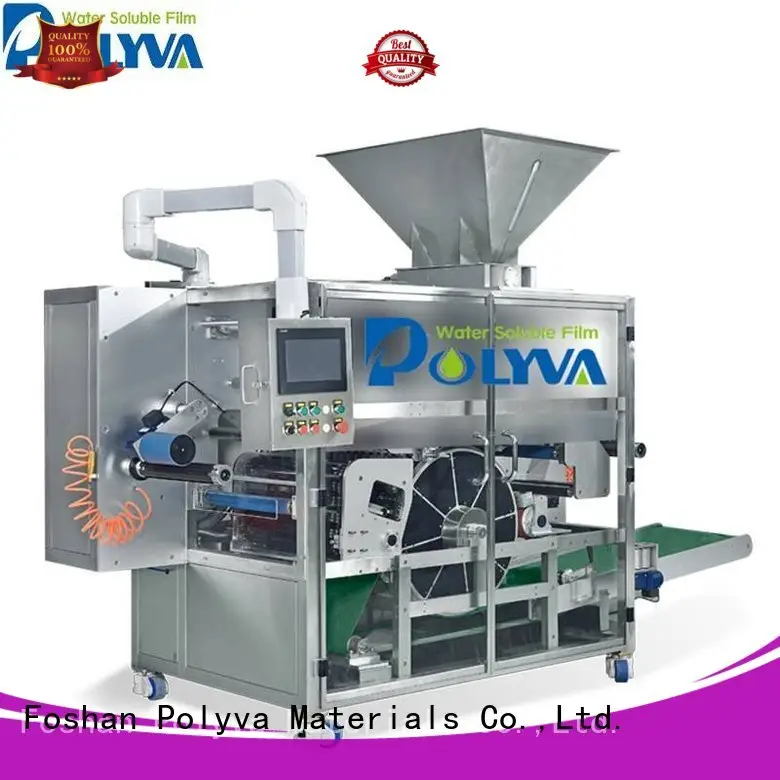 POLYVA high speed water soluble packaging design for liquid pods 1