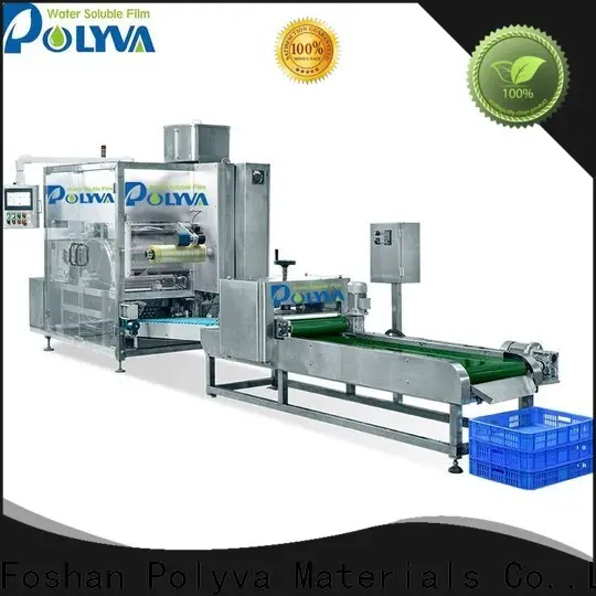 POLYVA custom water soluble film packaging personalized for liquid pods 1