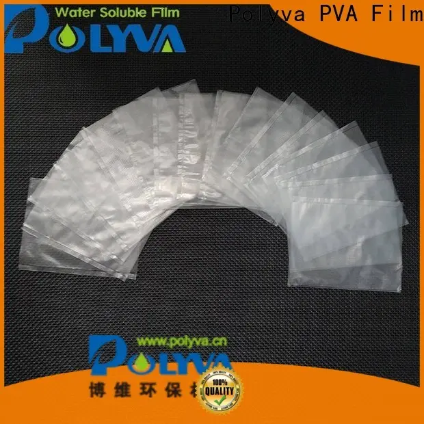 POLYVA high quality water soluble plastic bags factory price for agrochemicals powder 1