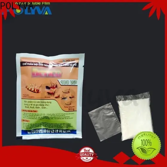 POLYVA water soluble plastic bags with good price for solid chemicals5 1