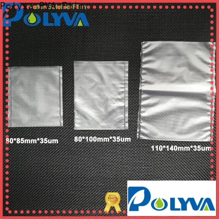 POLYVA high quality dissolvable plastic factory price for solid chemicals 1