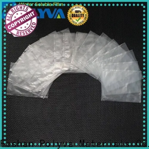 POLYVA high quality water soluble plastic bags with good price for agrochemicals powder 1