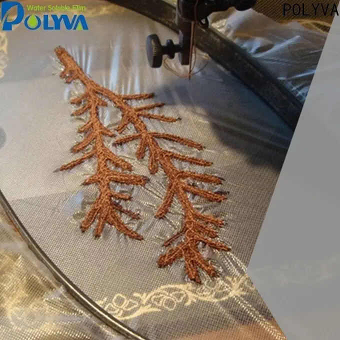 POLYVA plastic bags that dissolve in water supplier for computer embroidery1 1