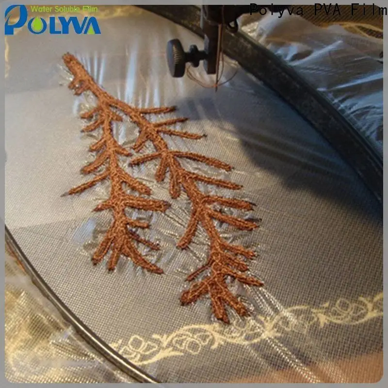 POLYVA eco-friendly pvoh film with good price for computer embroidery 1
