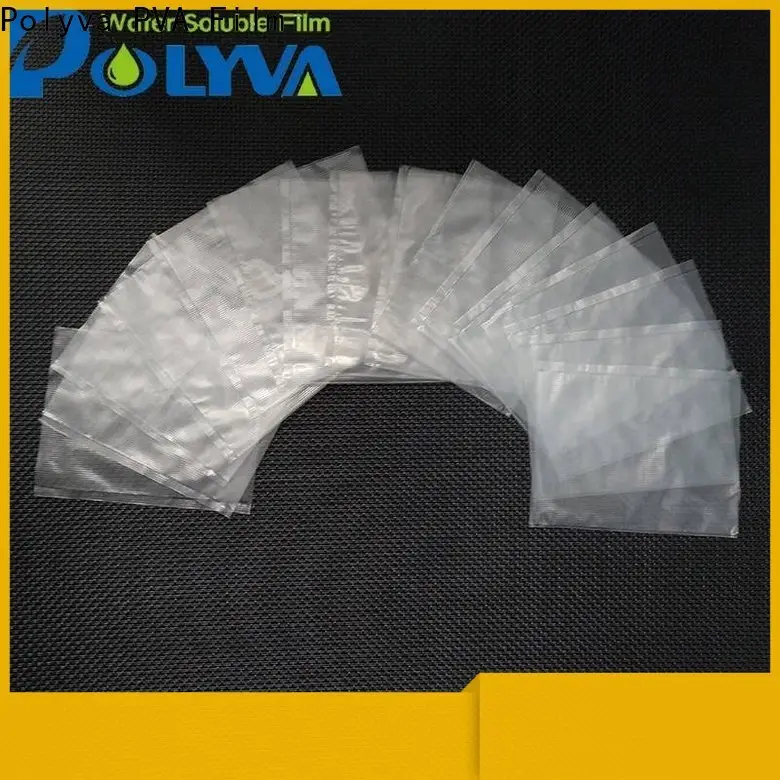 POLYVA dissolvable plastic with good price for solid chemicals3 1