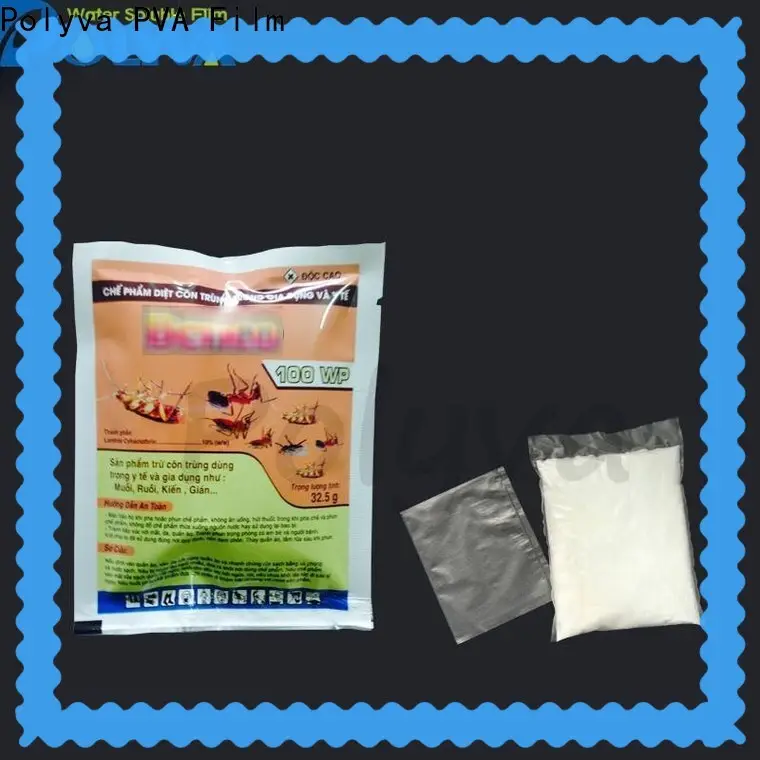 POLYVA dissolvable plastic with good price for solid chemicals4 1