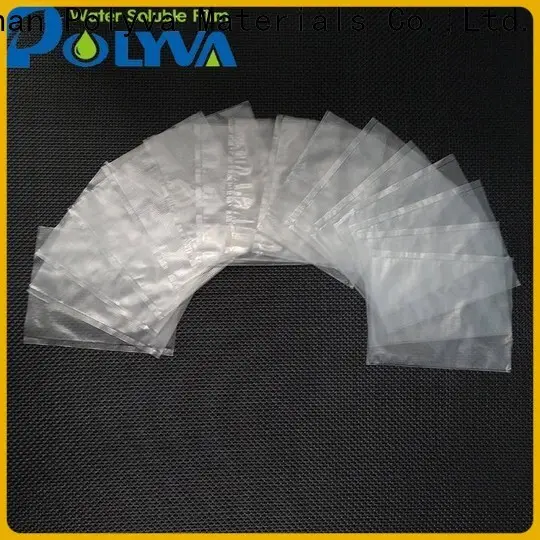 POLYVA popular water soluble plastic bags factory price for granules 1
