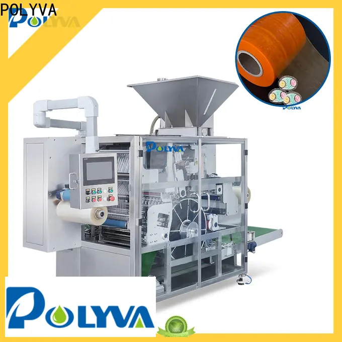 POLYVA pod packaging machine series for non aqueous system material washing powder 1