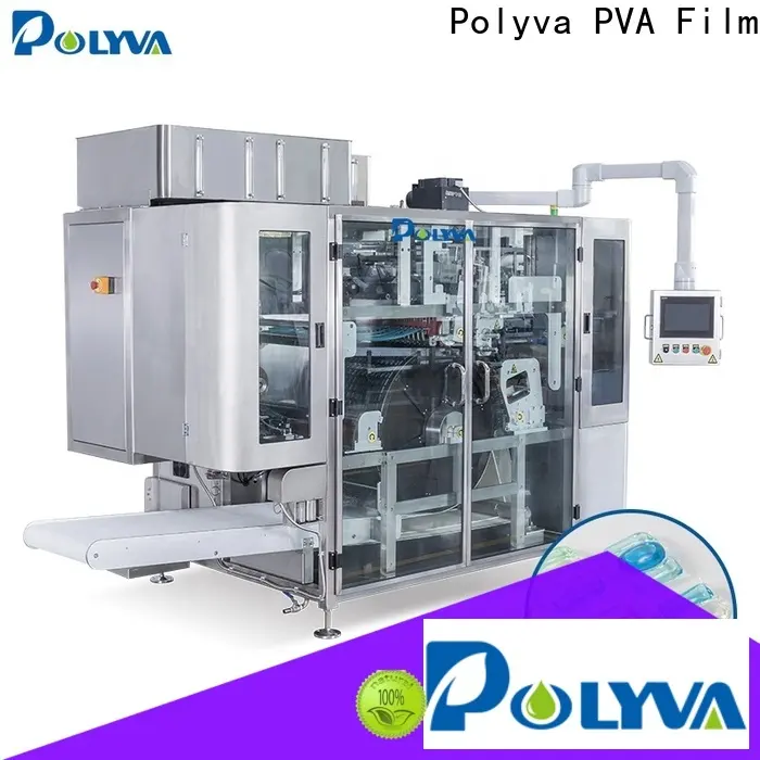 POLYVA pod packaging machine supplier for non aqueous system material washing powder 1