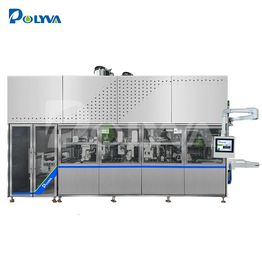 POLYVA MP4-660P Flatbed Water Soluble Pods Packaging Machine - Efficient Solution for Packaging Laundry Pods 1