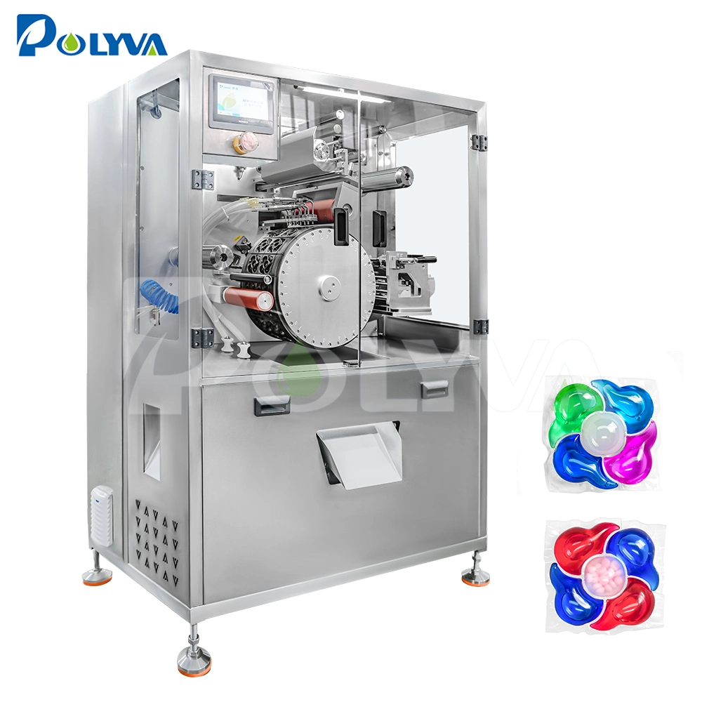 POLYVA New DS-160 Small Water Soluble Film Packaging Machine,  Laundry Pods Manufacturer Machine 1