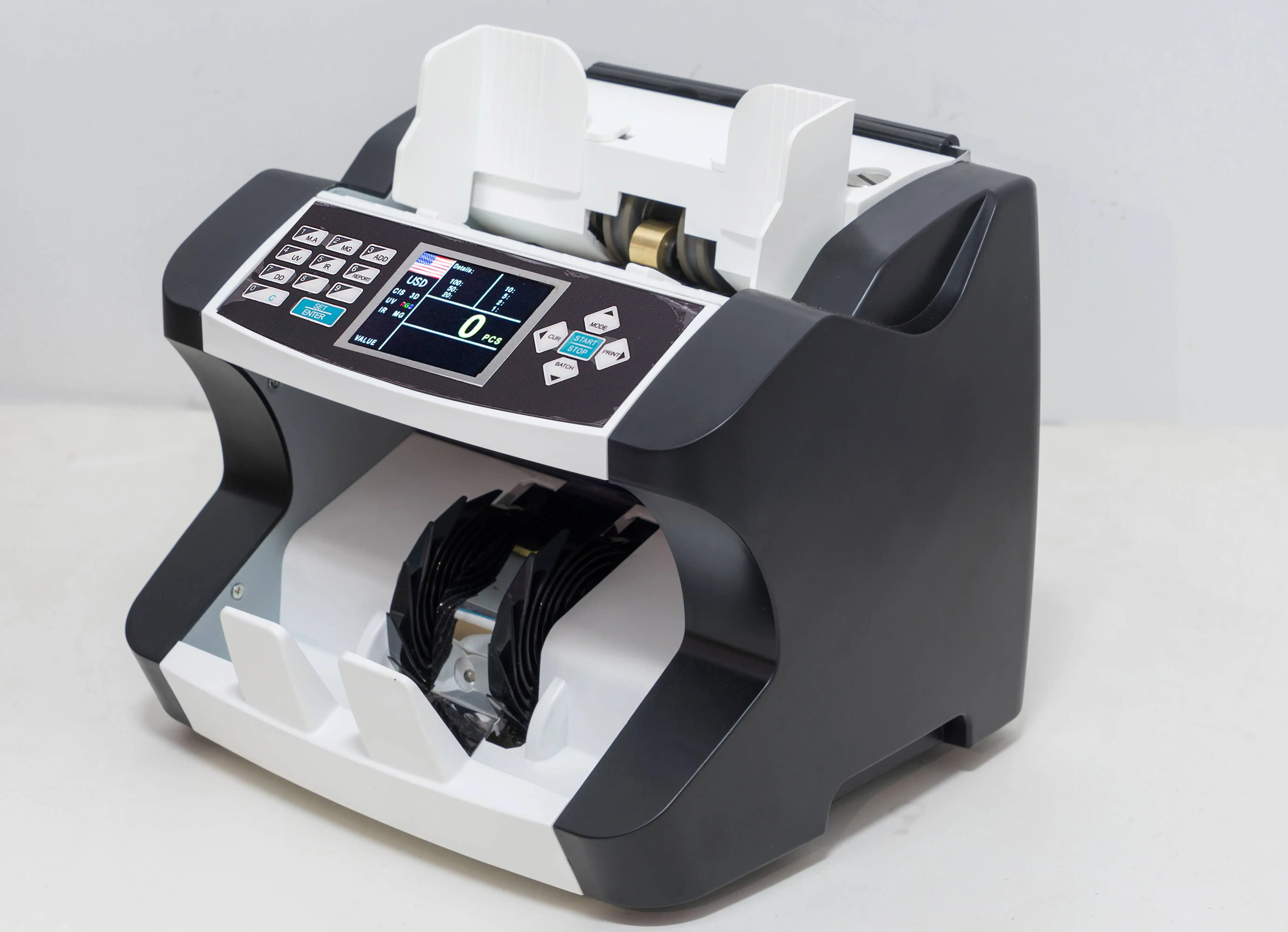 Top Loading Multi Currency Value Counter Infrared Patented Money Counter by IR/UV/MG/IMG Detection with TFT Display 1